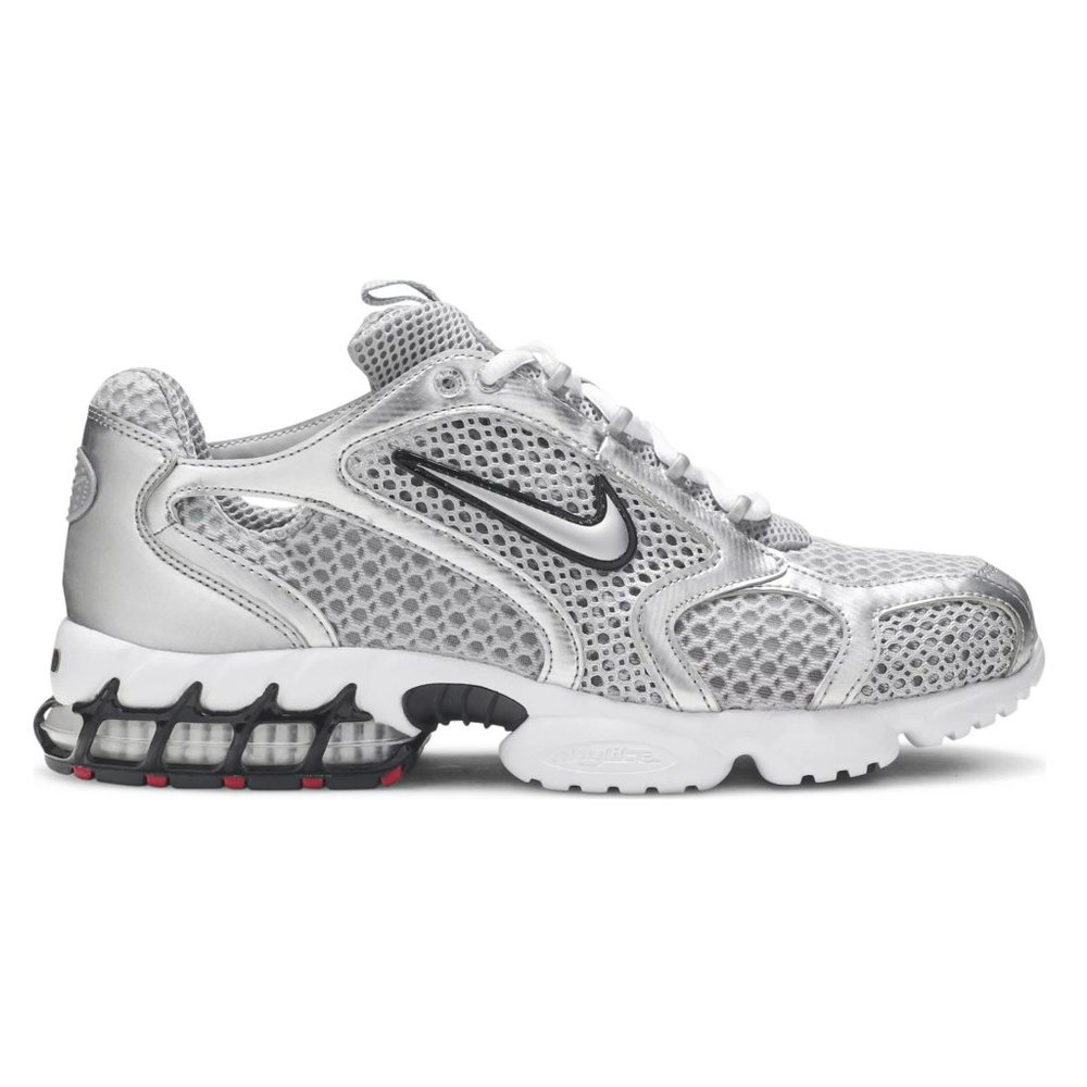 Nike-Zoom Spiridon Cage 2 Metallic Silver Sneakers -Size 8 -worn once!